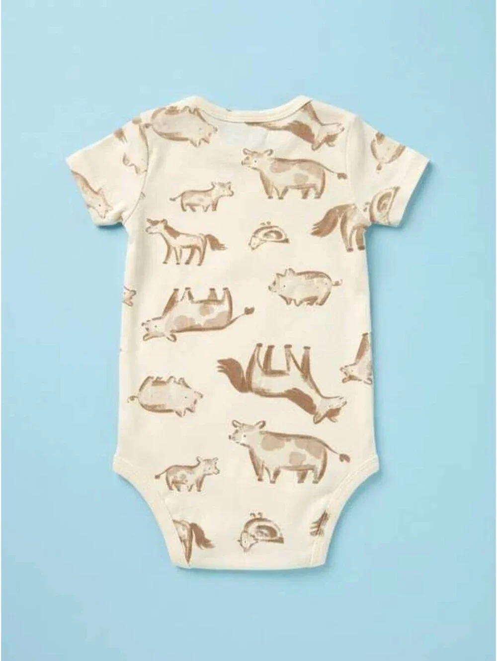 Carter's Baby Farm Animal Bodysuit Unisex sz 24 Months